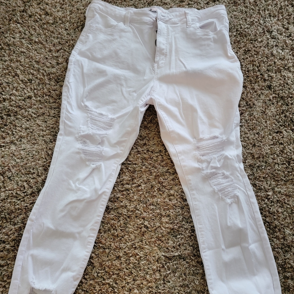 White jeans